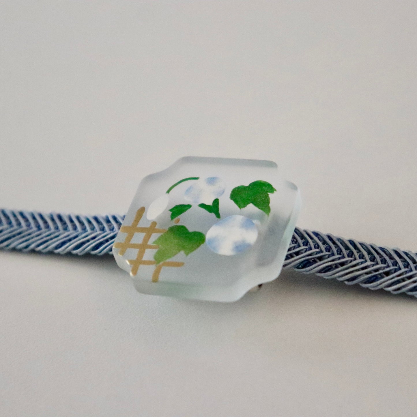 帯留「朝顔」大原商店