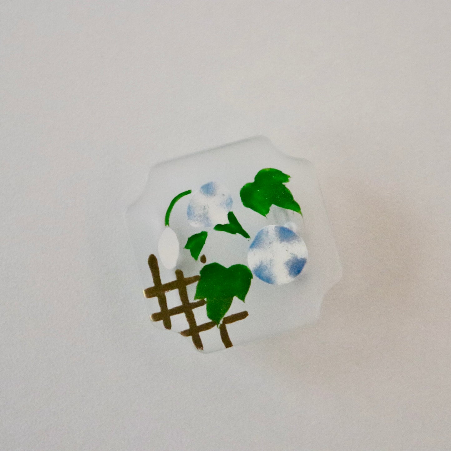 帯留「朝顔」大原商店