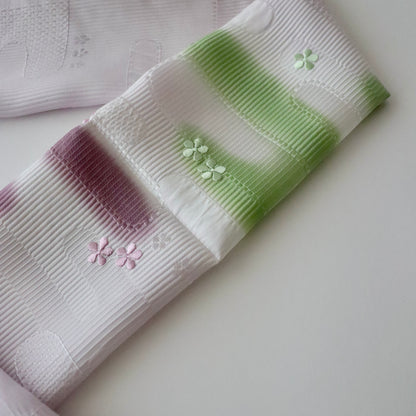 帯揚げ「霞花刺繍 - lt purp」和小物さくら