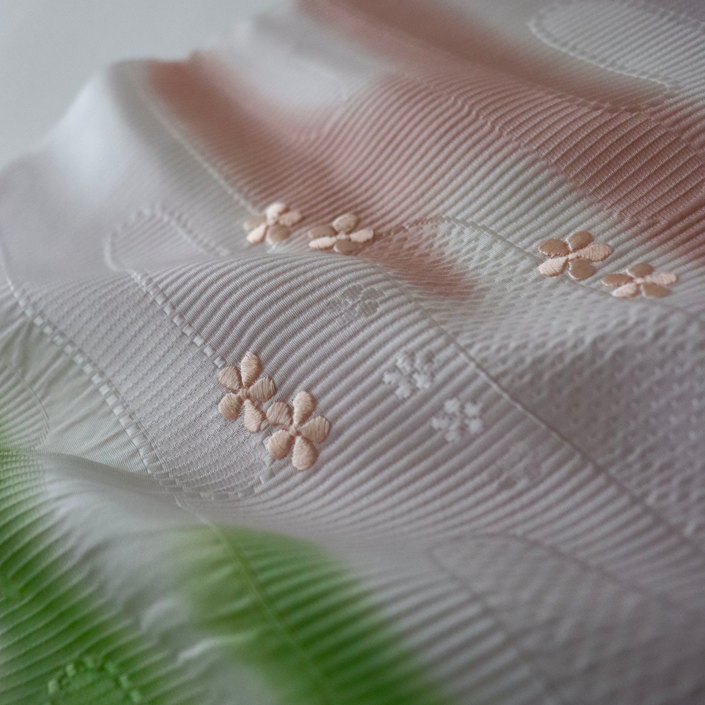 帯揚げ「霞花刺繍 - lt purp」和小物さくら