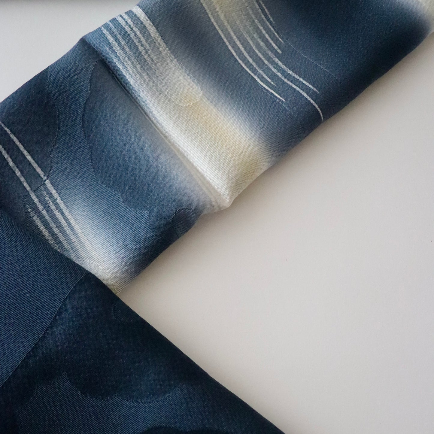 帯揚げ「雲文霞暈し - nvy」和小物さくら