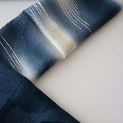 帯揚げ「雲文霞暈し - nvy」和小物さくら