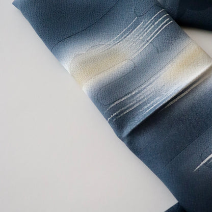 帯揚げ「雲文霞暈し - nvy」和小物さくら