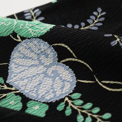 帯揚げ「葵 blk - 多ち花」和小物さくら