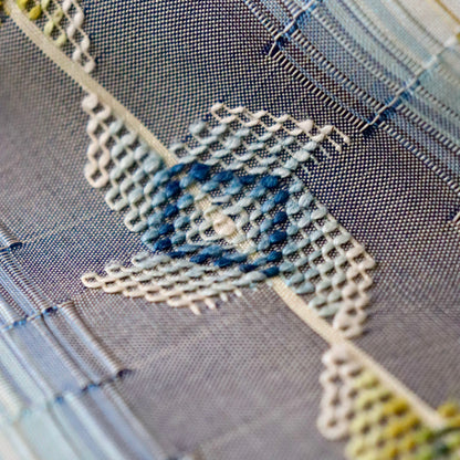 九寸名古屋帯「総ロートン織 - 風音」工房 真南風