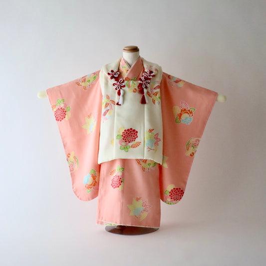 三歳 御祝着セット「型染華」