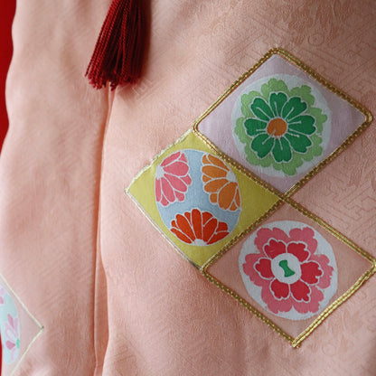 三歳 御祝着セット「友禅 菱文繋ぎ」