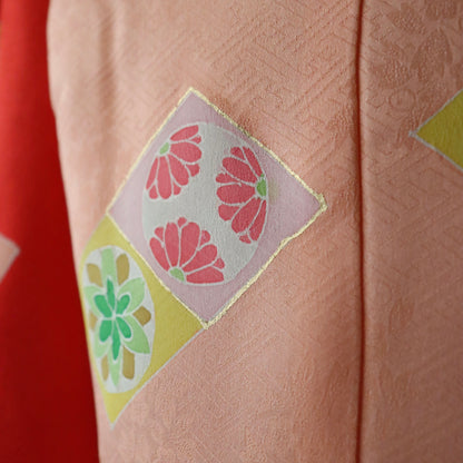 三歳 御祝着セット「友禅 菱文繋ぎ」