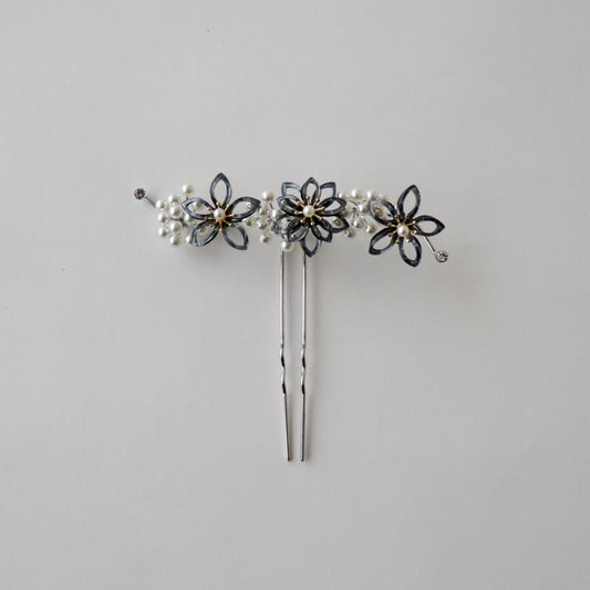 かんざし「透かし桔梗 - dk.gry」大原商店