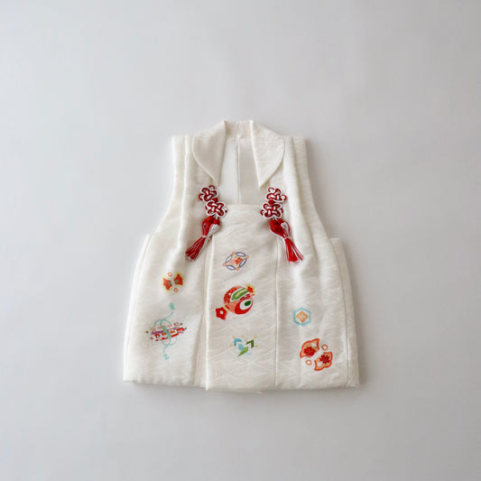 三歳 被布「友禅 宝尽くし」