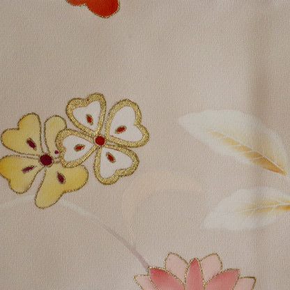 訪問着「手描き京友禅 - 宝相華百花」高橋啓