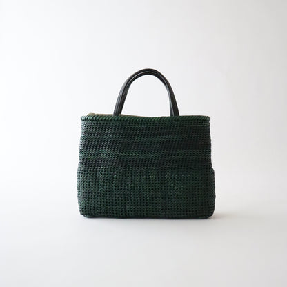藤バッグ「藤手編 - bk-grn」和小物さくら