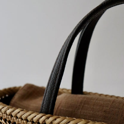 藤バッグ「藤手編 - bg」和小物さくら