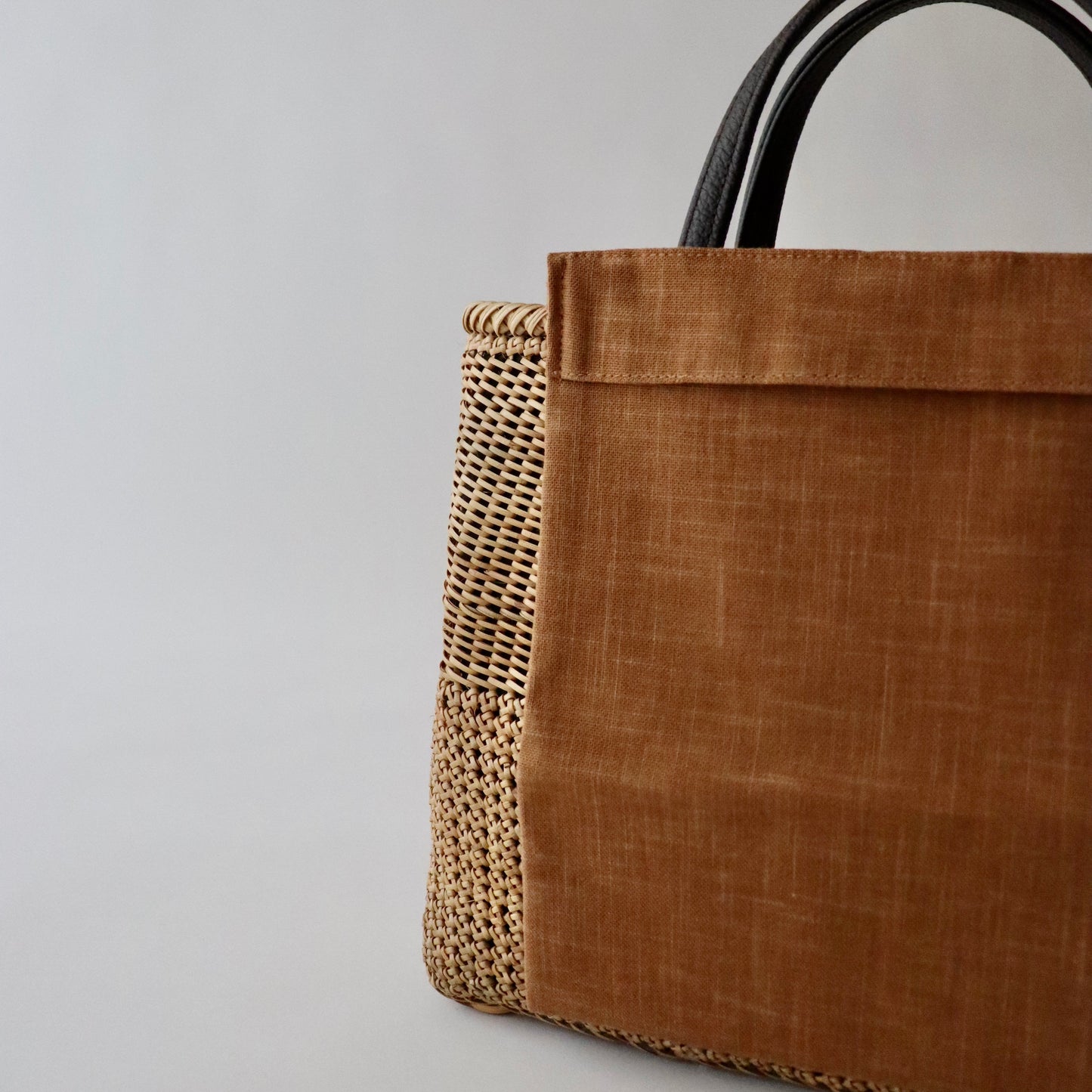 藤バッグ「藤手編 - bg」和小物さくら