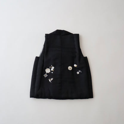 三歳男児 被布「刺繍 宝尽くし」