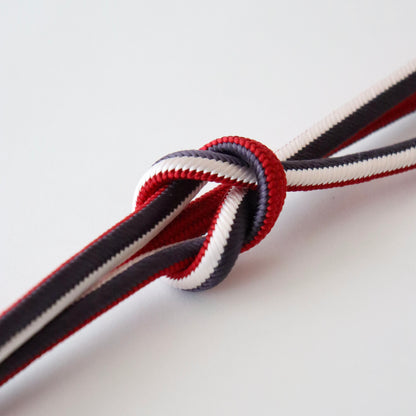 帯締め「丸唐大和組 - rd/nv」和小物さくら