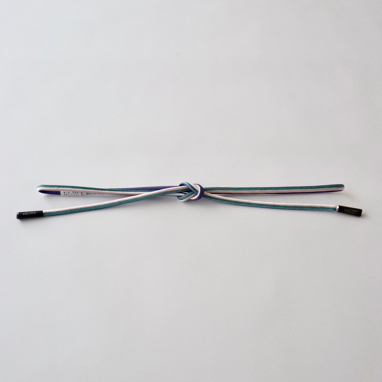 帯締め「丸唐大和組 - lt.g/pup」和小物さくら