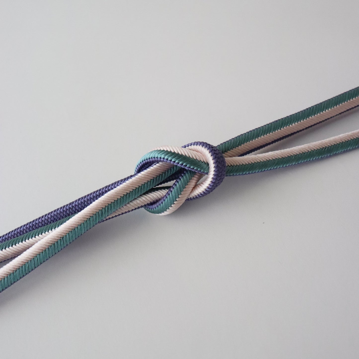 帯締め「丸唐大和組 - lt.g/pup」和小物さくら