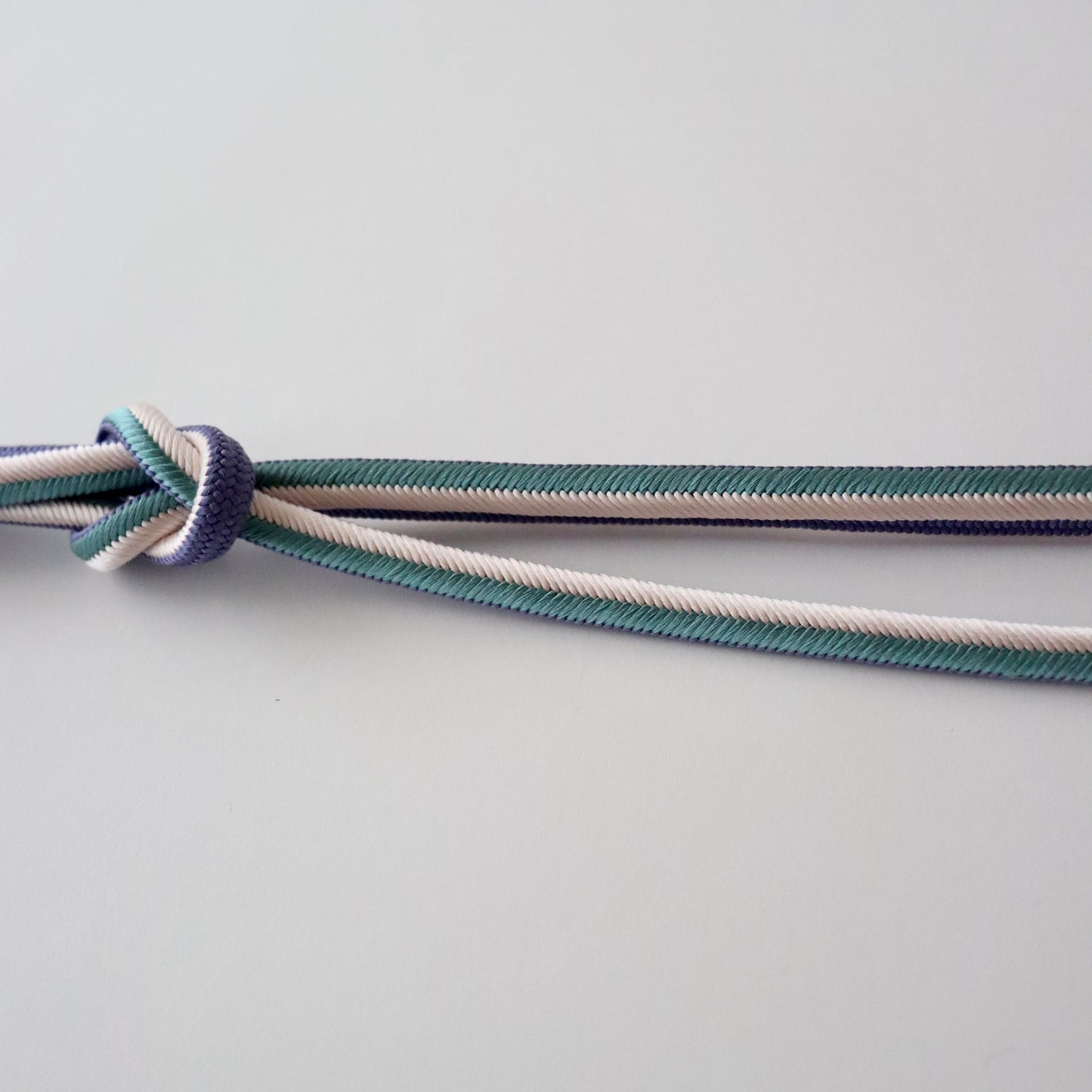 帯締め「丸唐大和組 - lt.g/pup」和小物さくら