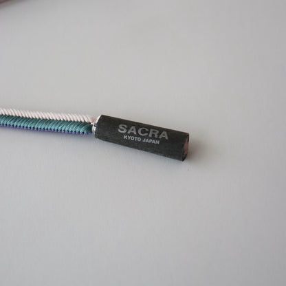 帯締め「丸唐大和組 - lt.g/pup」和小物さくら