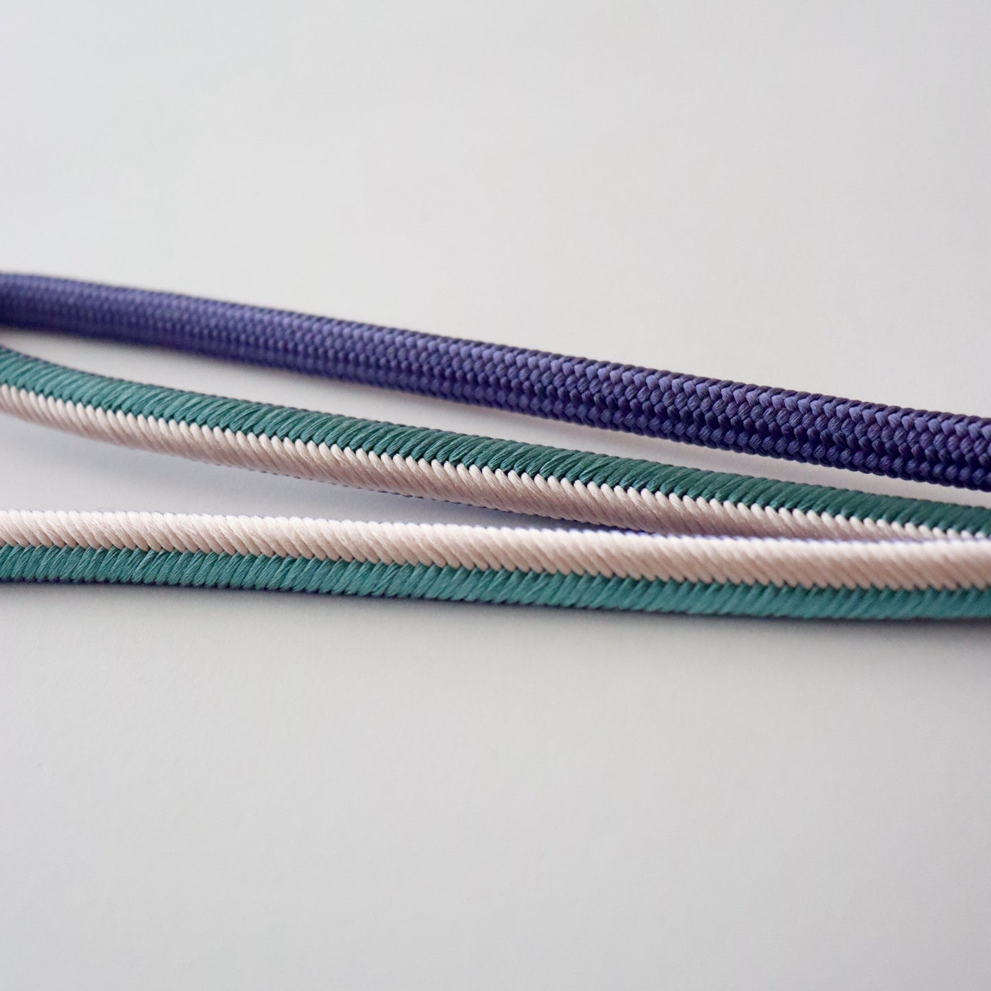 帯締め「丸唐大和組 - lt.g/pup」和小物さくら