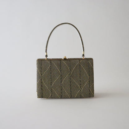 草履バッグセット「内記組 - 黒金」和小物さくら