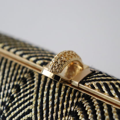 草履バッグセット「内記組 - 黒金」和小物さくら