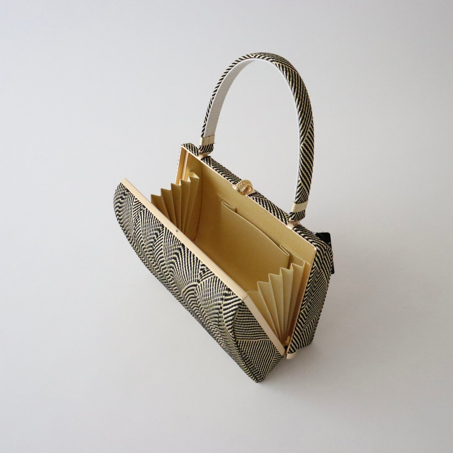 草履バッグセット「内記組 - 黒金」和小物さくら