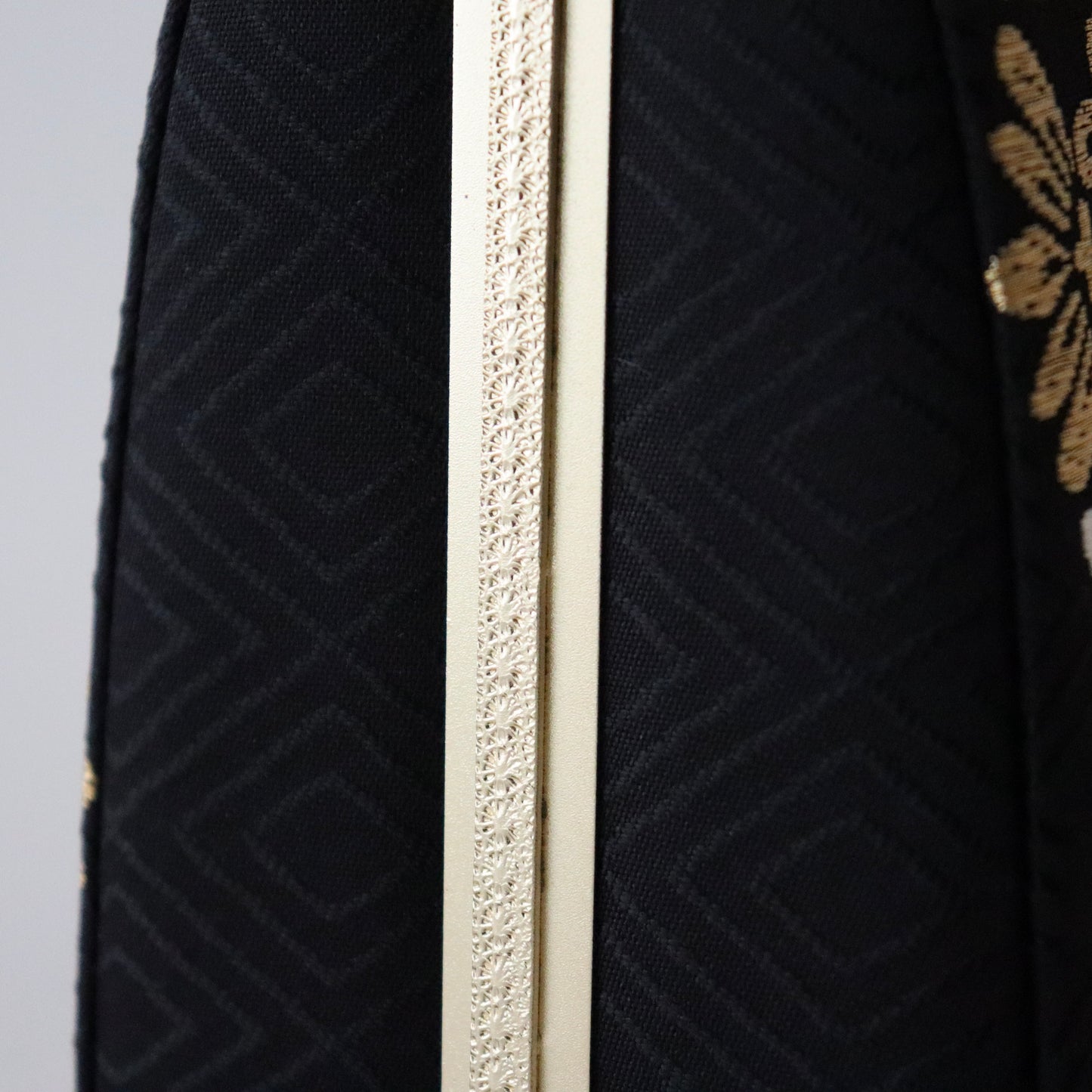 草履バッグセット「丸華文・黒」和小物さくら