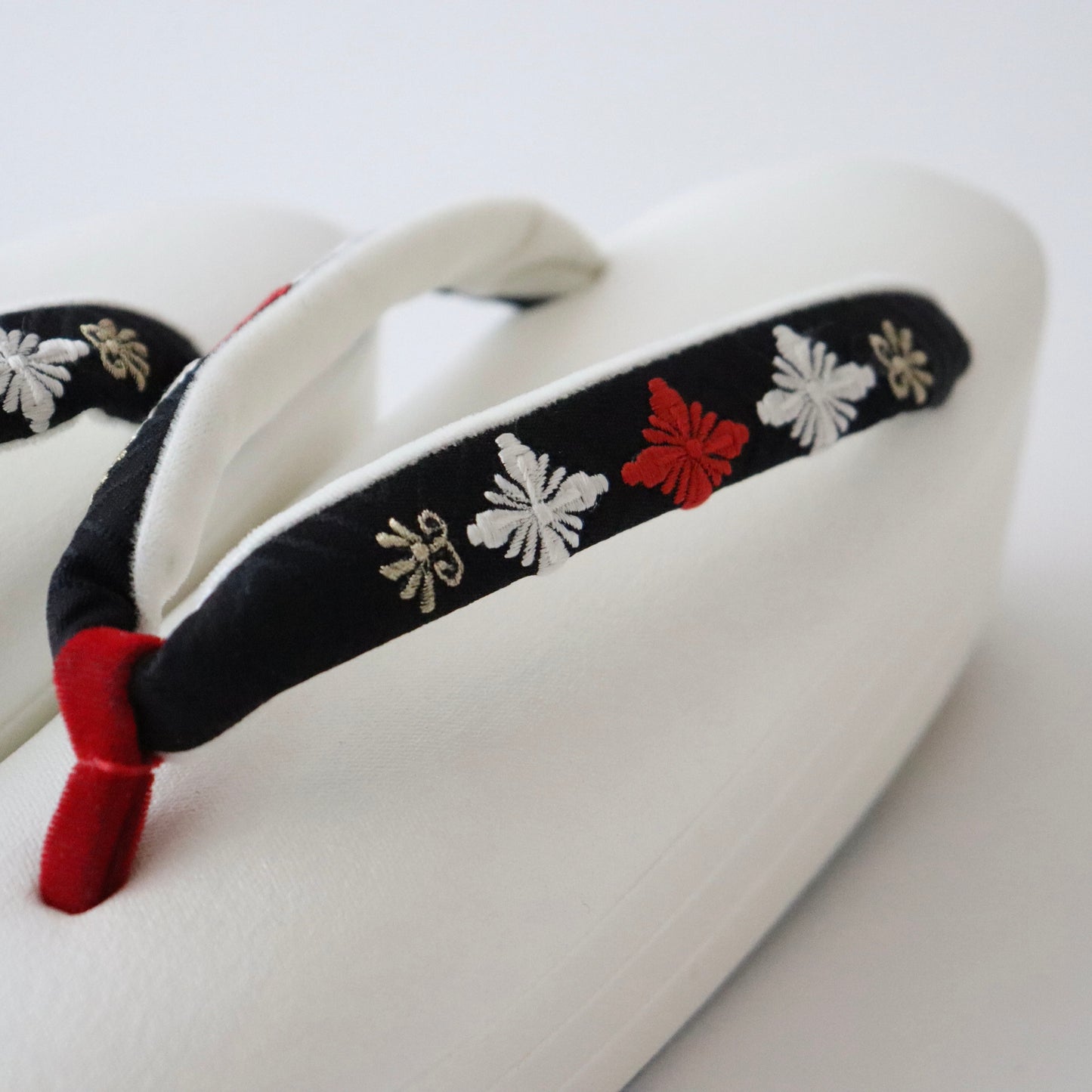 草履バッグセット「丸華文・黒」和小物さくら