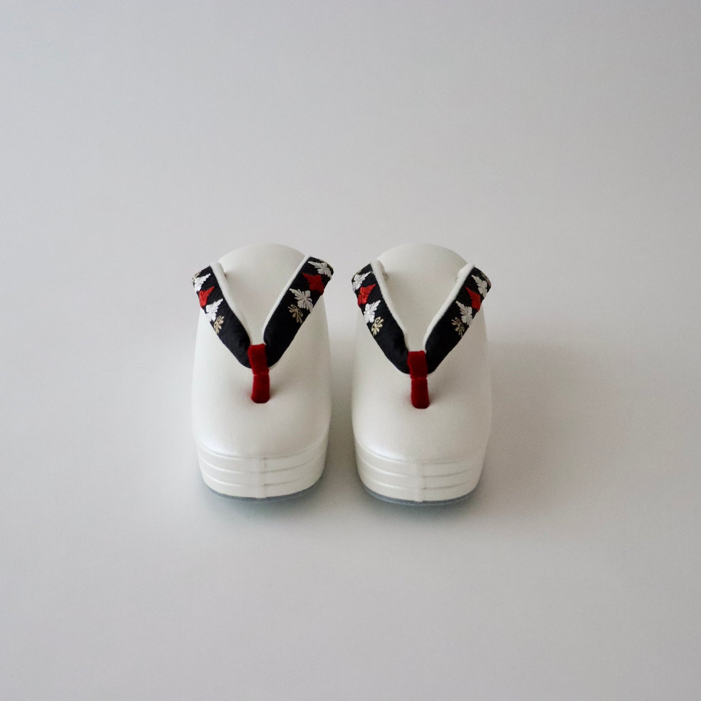 草履バッグセット「丸華文・黒」和小物さくら