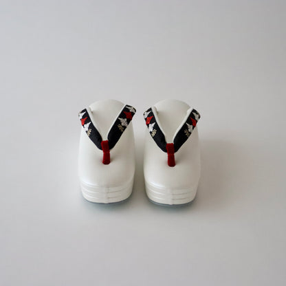 草履バッグセット「丸華文・黒」和小物さくら