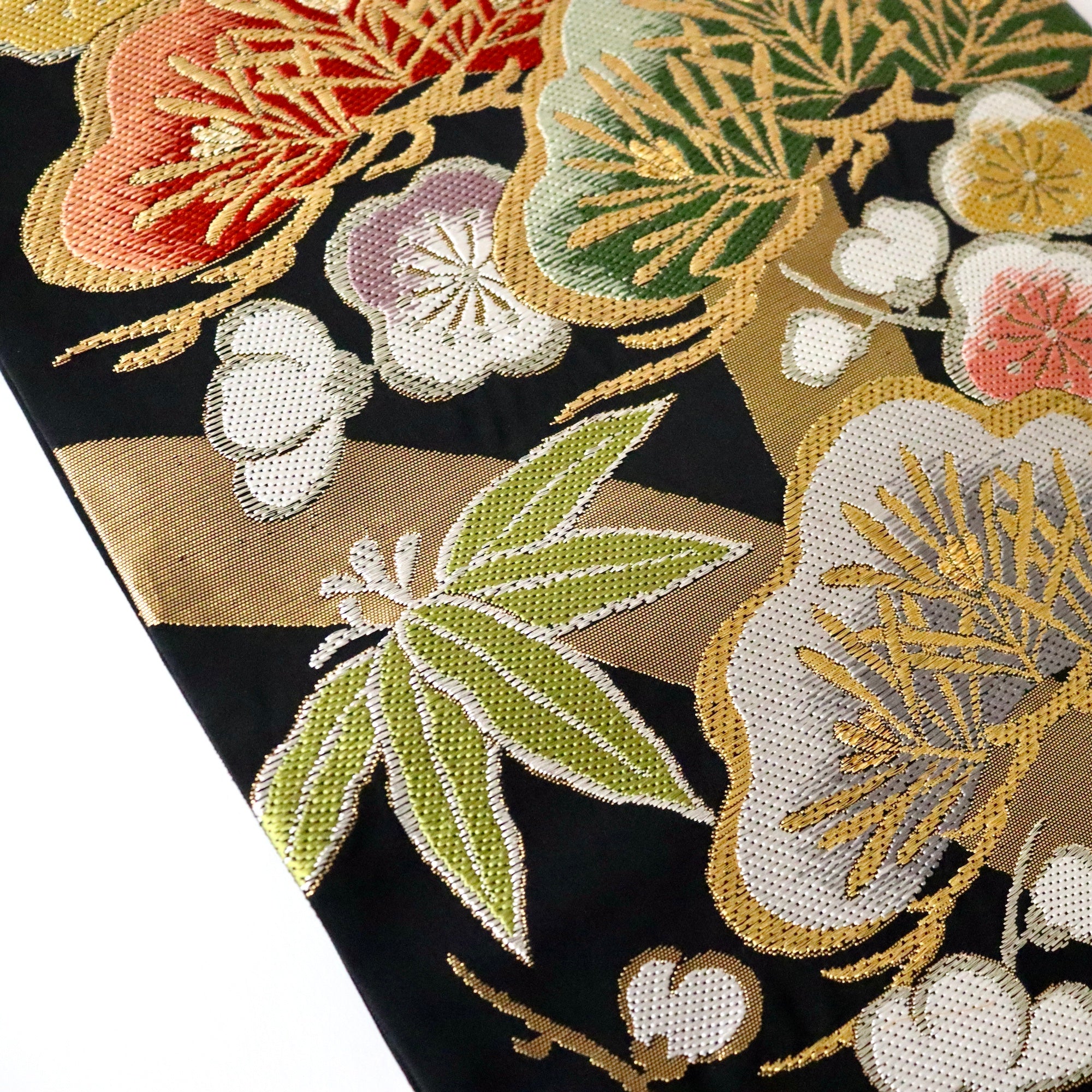 袋帯「松竹梅文様」織文意匠鈴木 – 荒井呉服店オンラインショップ