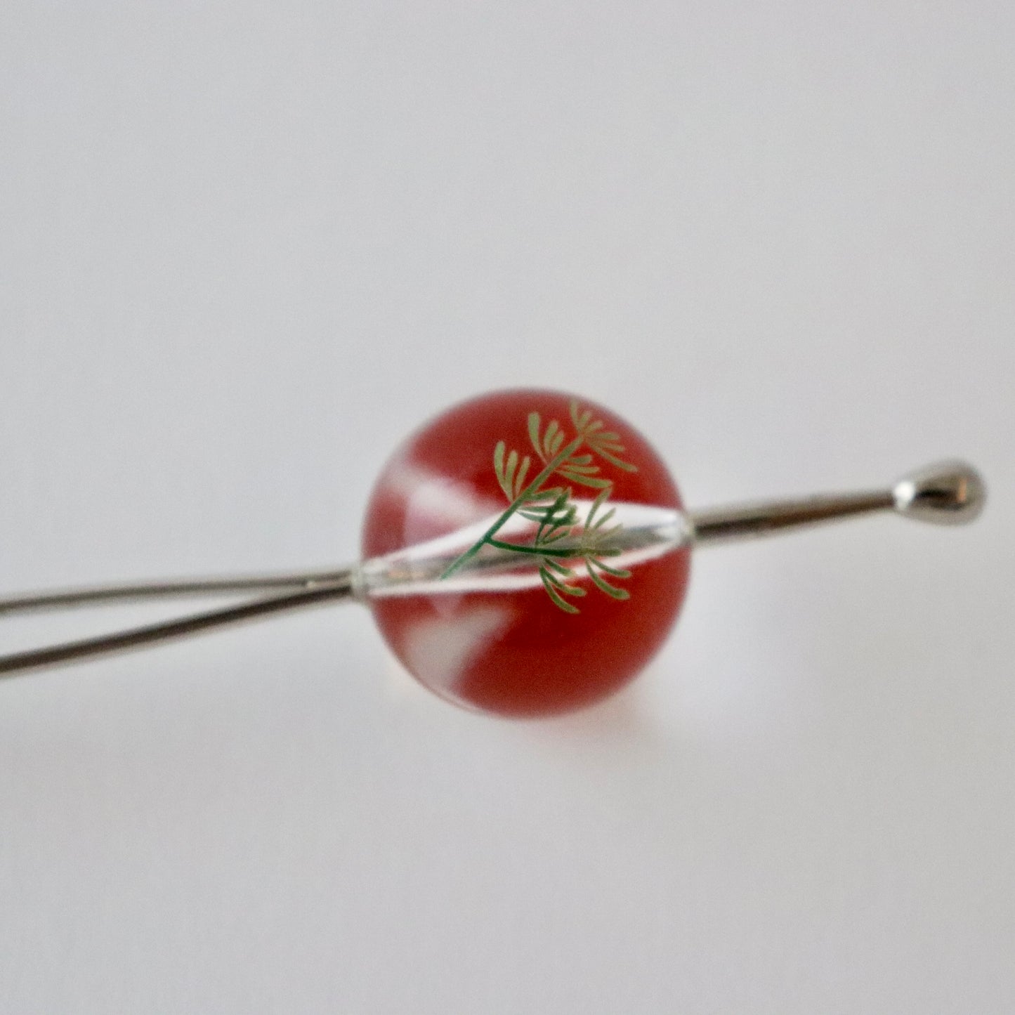 かんざし「二本軸 - 金魚」大原商店