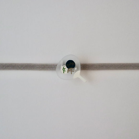 帯留「団扇にうちわ」大原商店