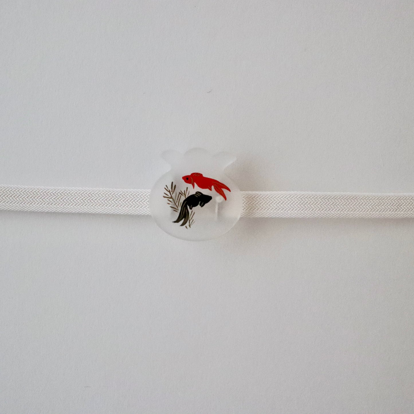 三分紐「レース - wht」大原商店