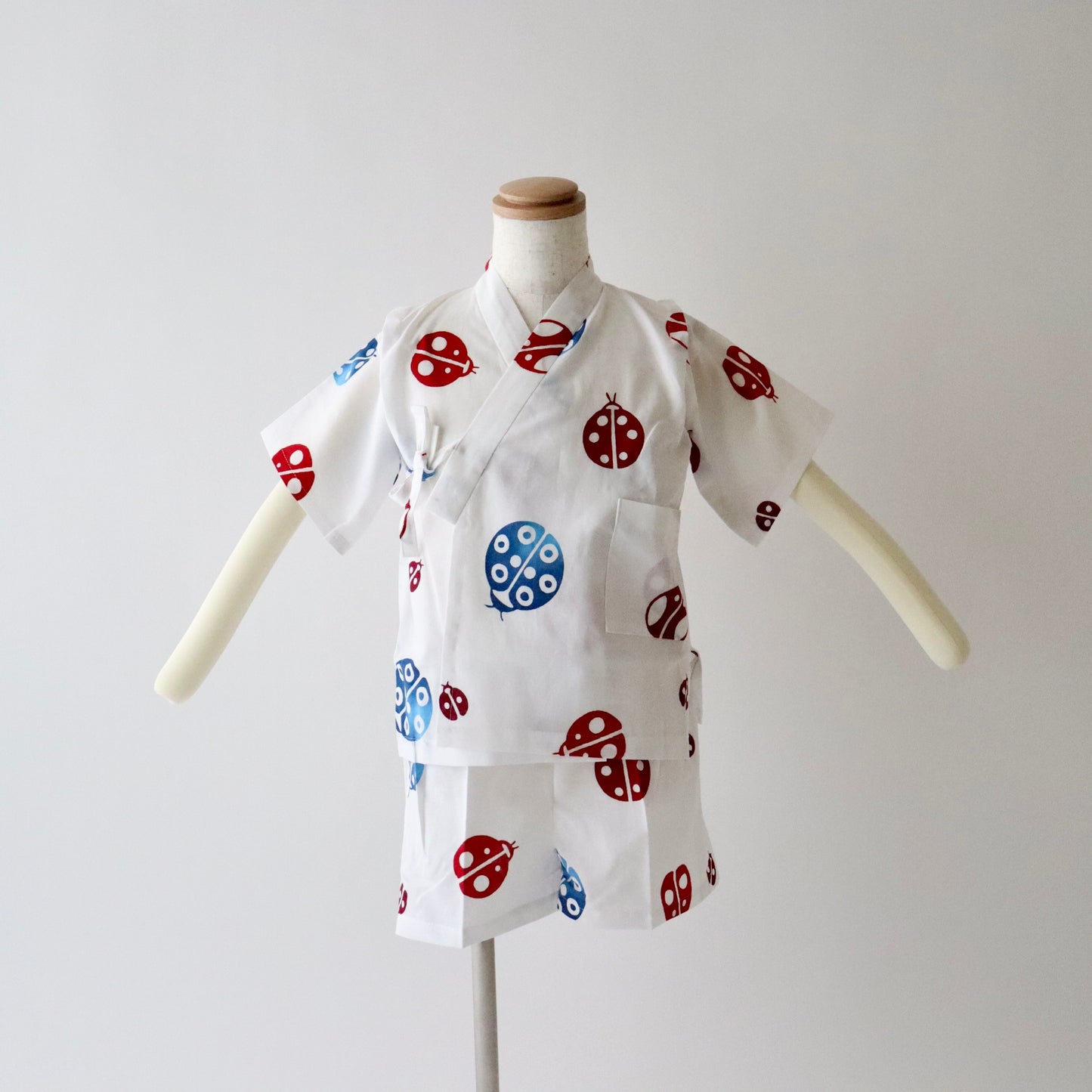 お子様甚平「てんとう虫」1号：身長80〜90cm向け - 竺仙