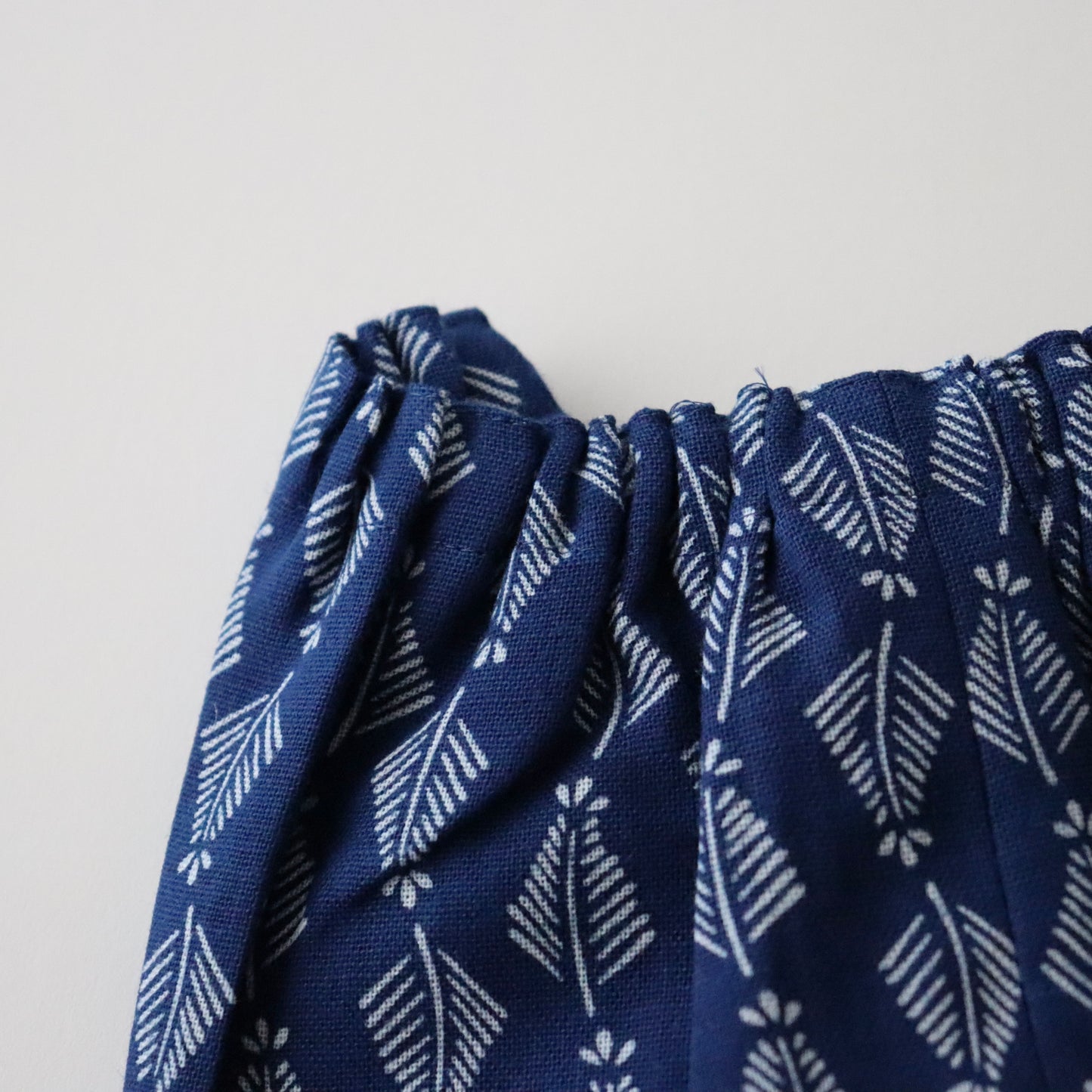 お子様甚平「羊歯繋ぎ」5号 - 身長110〜120cm向け - 竺仙