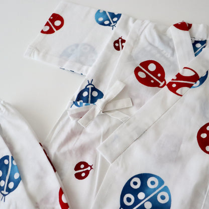 お子様甚平「てんとう虫」1号：身長80〜90cm向け - 竺仙