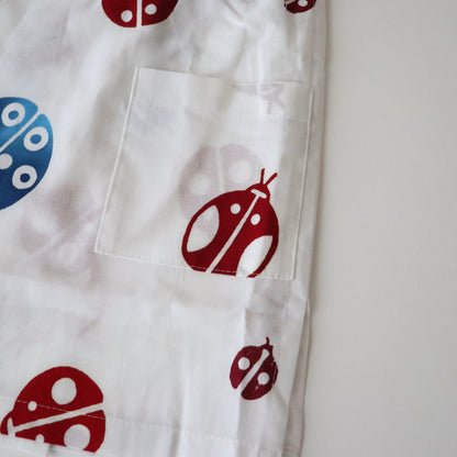 お子様甚平「てんとう虫」1号：身長80〜90cm向け - 竺仙