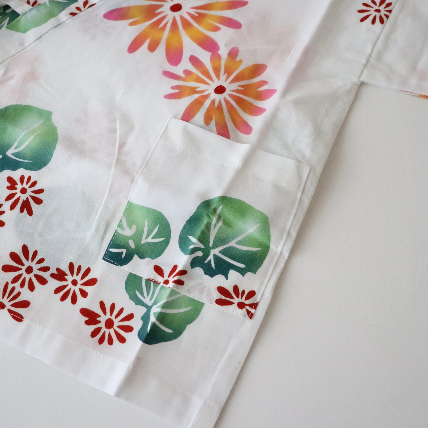 お子様甚平「花葉」5号 - 身長110〜120cm向け - 竺仙