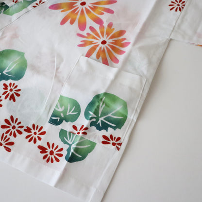 お子様甚平「花葉」5号 - 身長110〜120cm向け - 竺仙