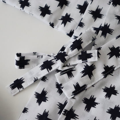 お子様甚平「絣」サイズ100：身長95〜105cm前後向け