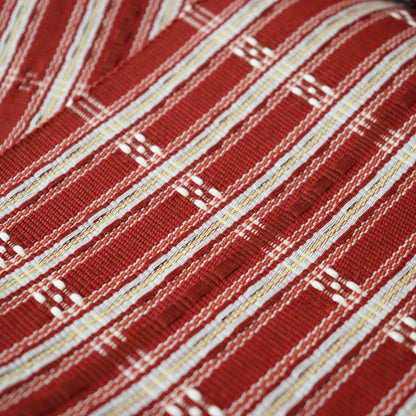 四寸帯「首里花織 - 道屯織」山里千佳子