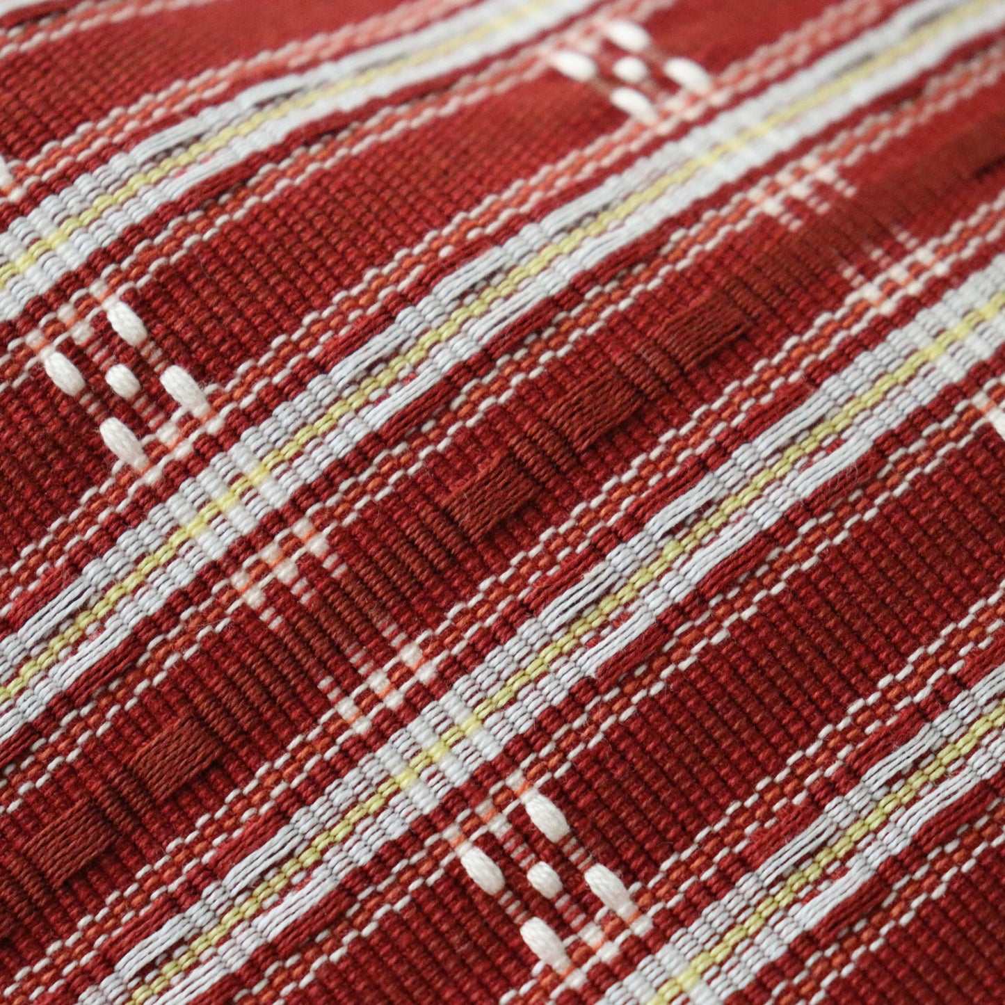 四寸帯「首里花織 - 道屯織」山里千佳子