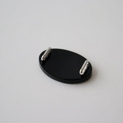 帯留「螺鈿 - 露芝」