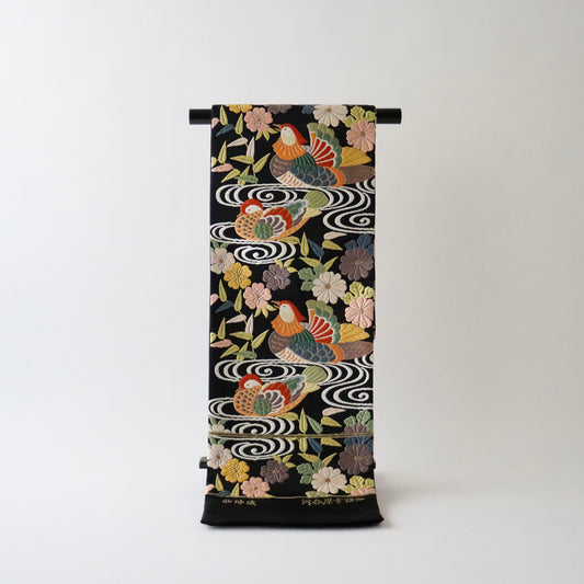 袋帯「能楽春秋鴛鴦文」帯屋 河合康幸