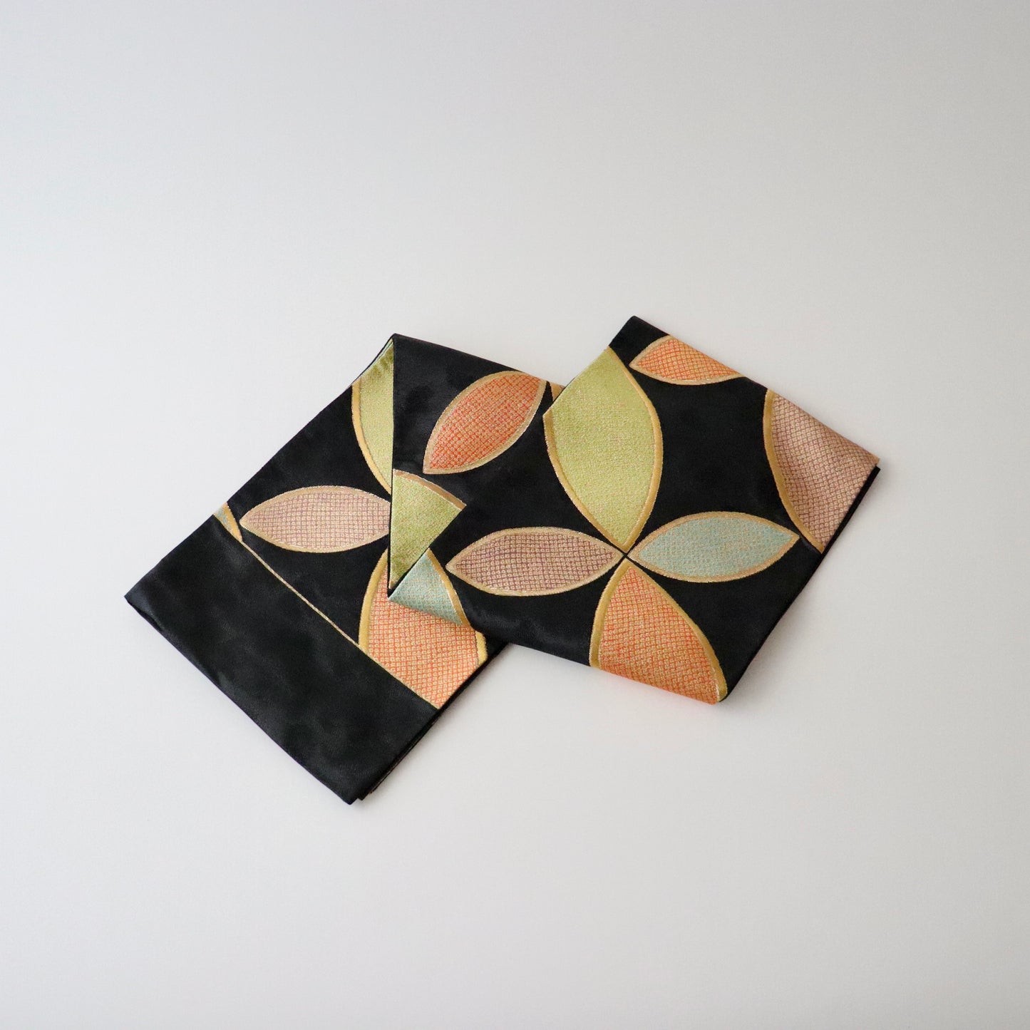 袋帯「変わり七宝」帯清