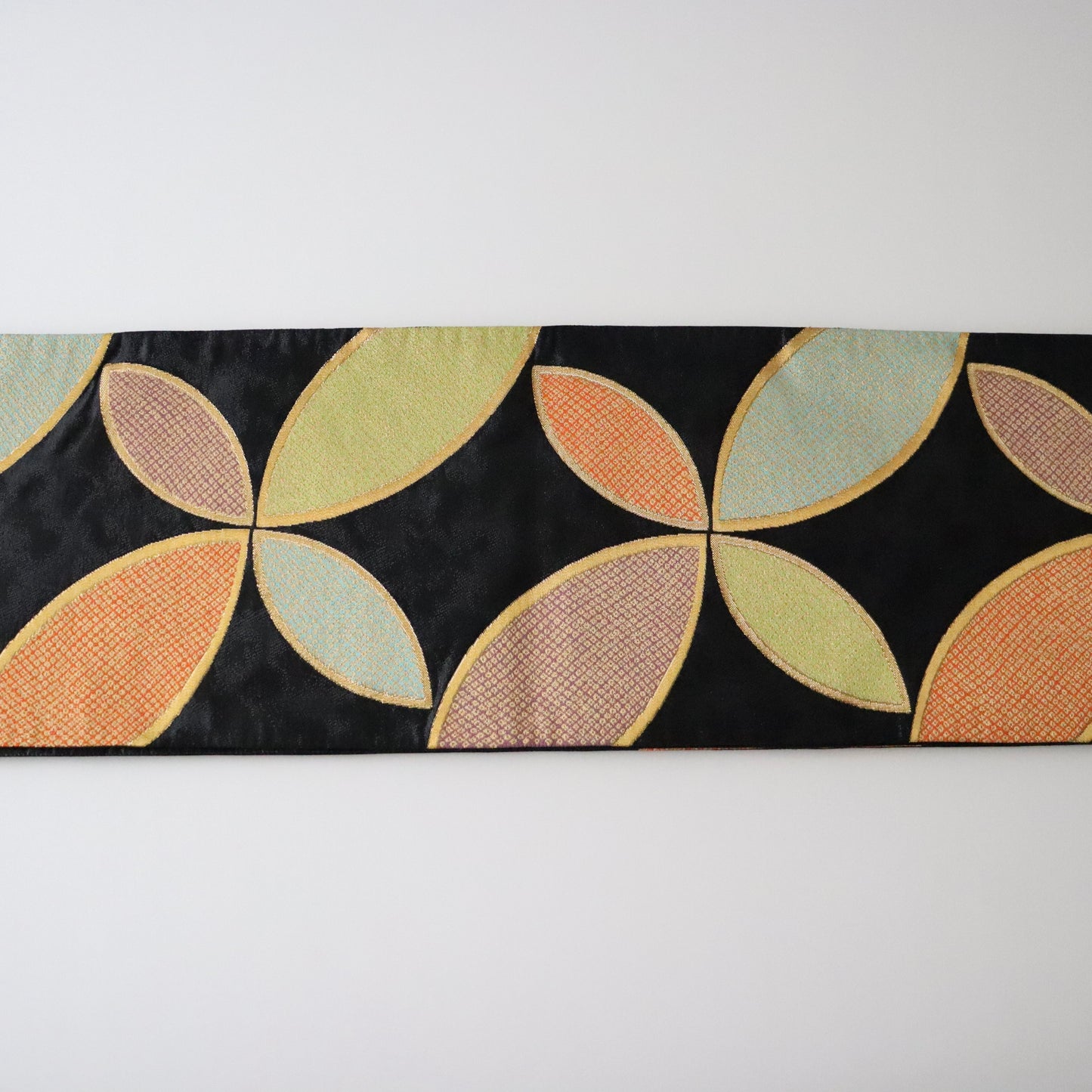 袋帯「変わり七宝」帯清