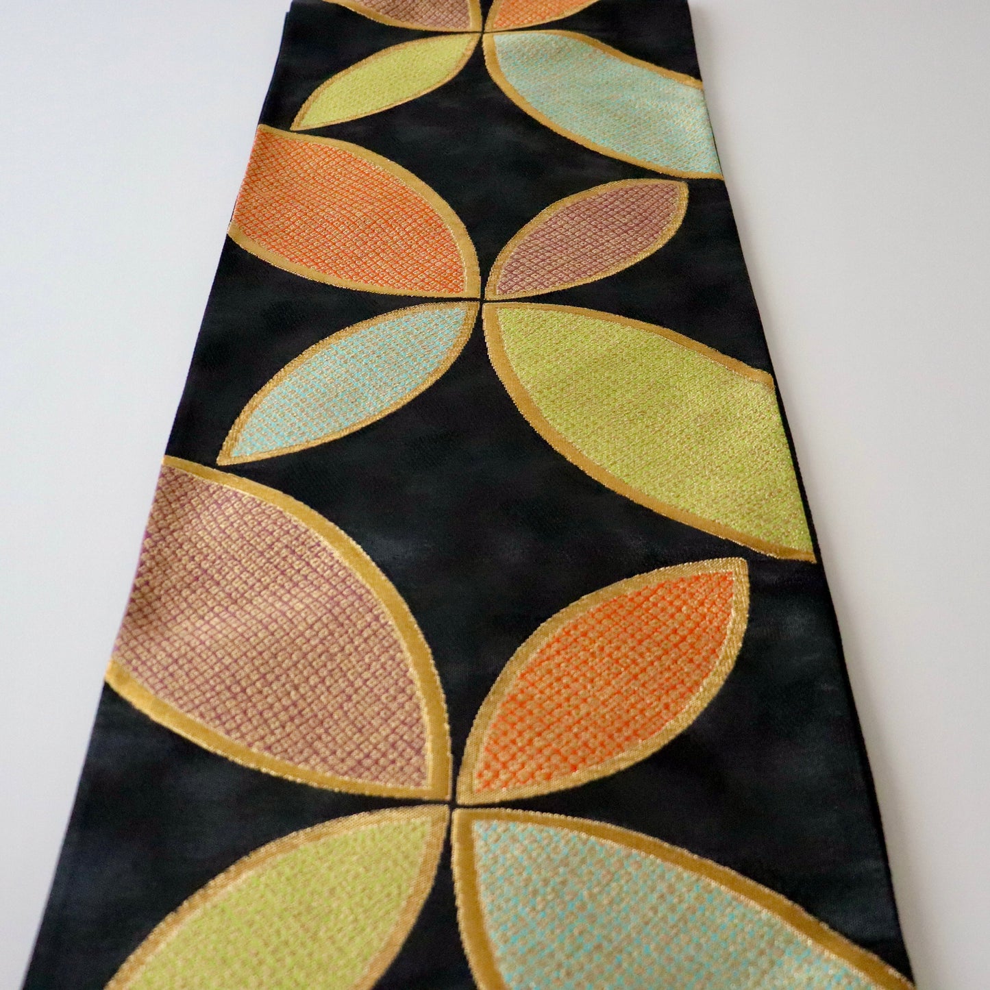 袋帯「変わり七宝」帯清